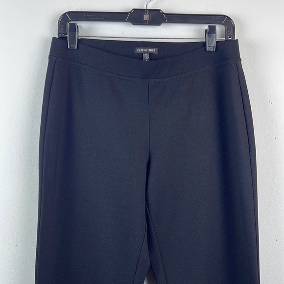 Eileen Fisher Pull On Stretch Dress Pants Size Small Black - Picture 3 of 7